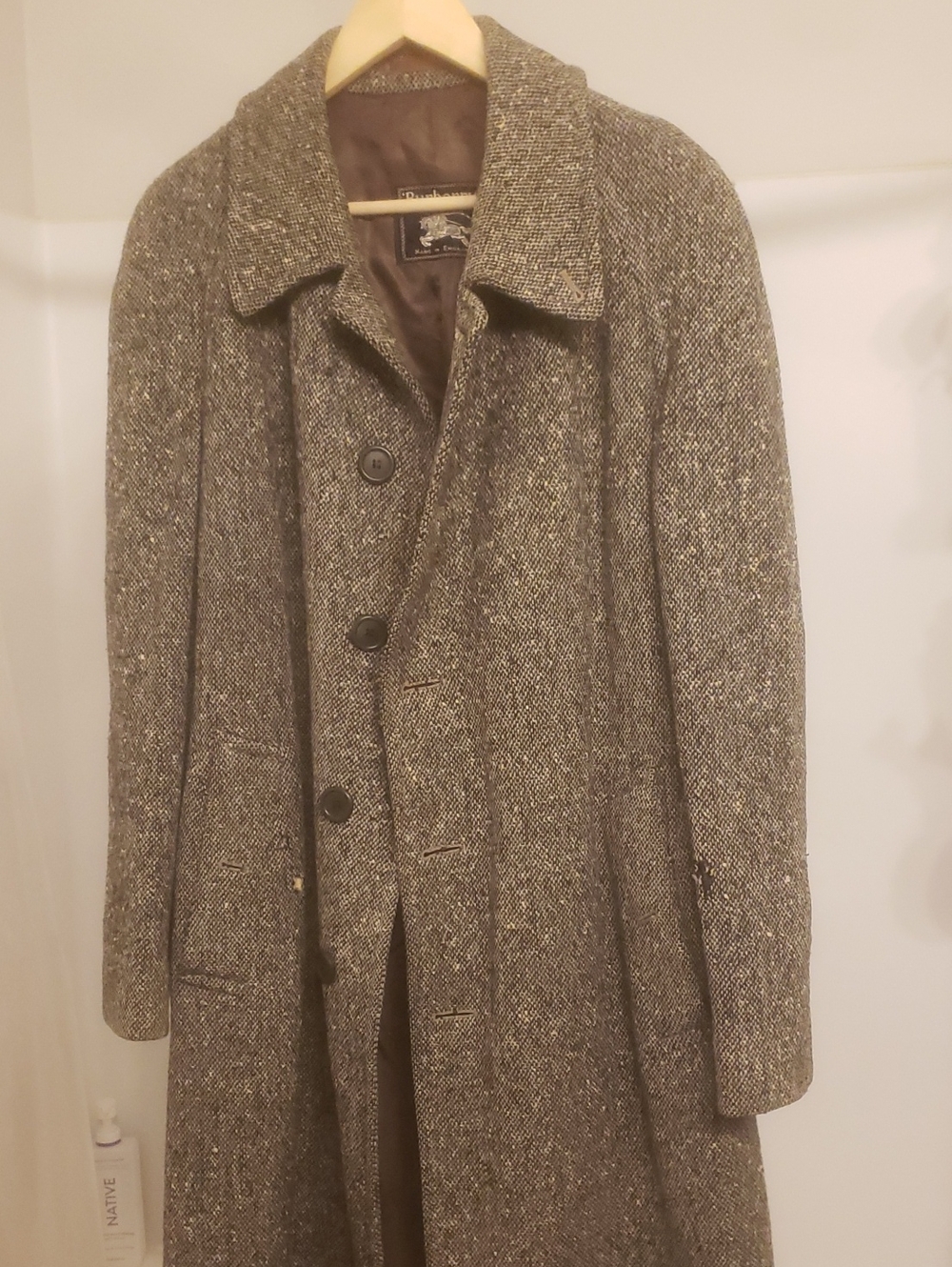 Burbeeey Tweed Balmacaan